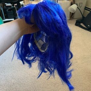 Blue wig Halloween costume